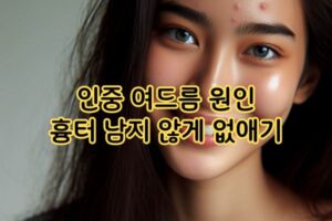 인중 여드름 원인 없애기 인중 여드름 원인 없애기