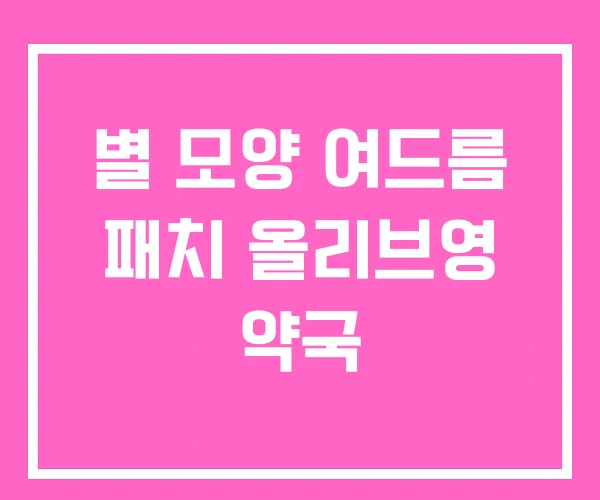 별 모양 여드름 패치 올리브영 약국 별 모양 여드름 패치 올리브영 약국