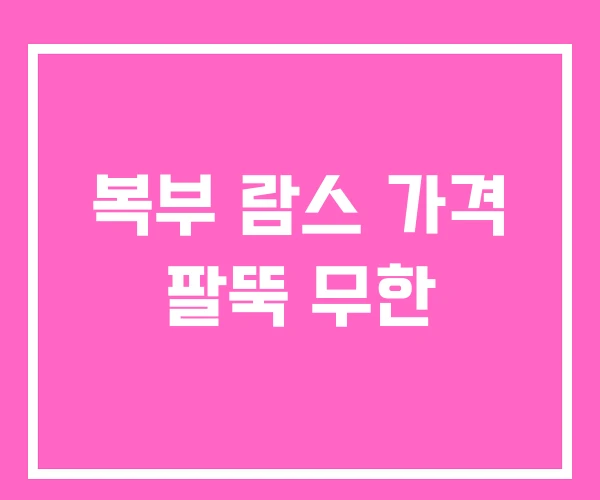 복부 람스 가격 팔뚝 무한 복부 람스 가격 팔뚝 무한