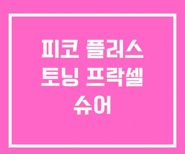 피코 플러스 토닝 프락셀 슈어