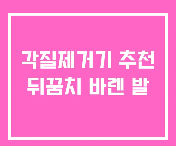 각질제거기 추천 뒤꿈치 바렌 발 각질제거기 추천 뒤꿈치 바렌 발