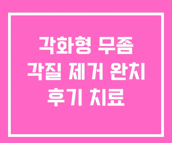 각화형 무좀 각질 제거 완치 후기 치료 각화형 무좀 각질 제거 완치 후기 치료