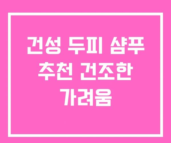 건성 두피 샴푸 추천 건조한 가려움 건성 두피 샴푸 추천 건조한 가려움