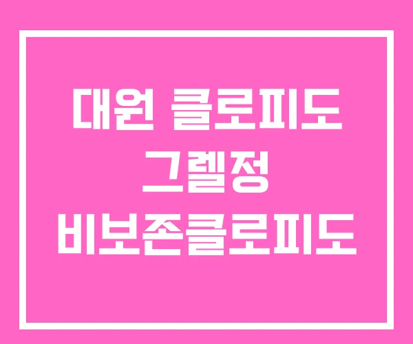 대원 클로피도 그렐정 비보존클로피도 대원 클로피도 그렐정 비보존클로피도
