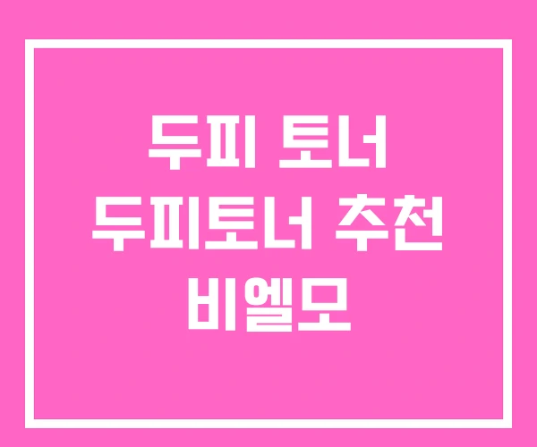 두피 토너 두피토너 추천 비엘모