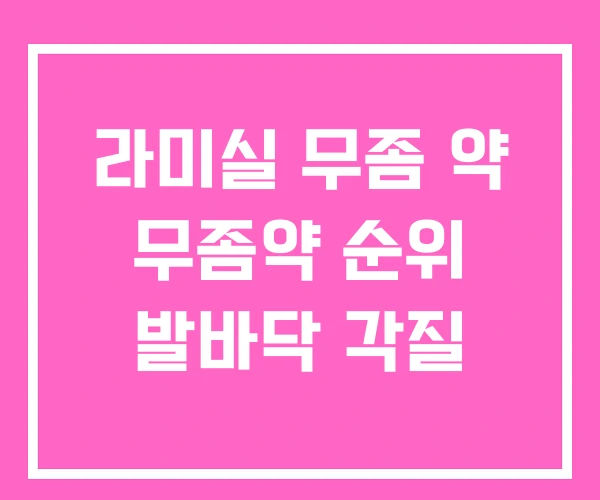 라미실 무좀 약 무좀약 순위 발바닥 각질 라미실 무좀 약 무좀약 순위 발바닥 각질