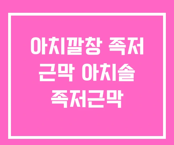 아치깔창 족저 근막 아치솔 족저근막