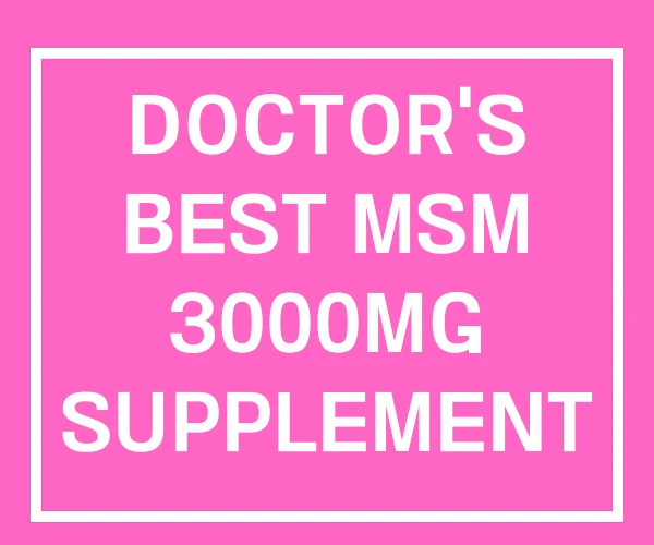 DOCTOR’S BEST MSM 3000MG SUPPLEMENT