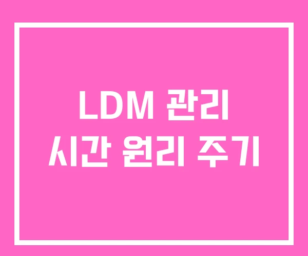 LDM 관리 시간 원리 주기