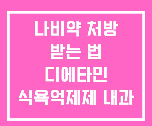 나비약 처방 받는 법 디에타민 식욕억제제 내과 나비약 처방 받는 법 디에타민 식욕억제제 내과