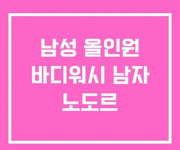 남성 올인원 바디워시 남자 노도르 남성 올인원 바디워시 남자 노도르