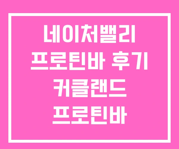 네이처밸리 프로틴바 후기 커클랜드 프로틴바 코스트코 네이처 밸리