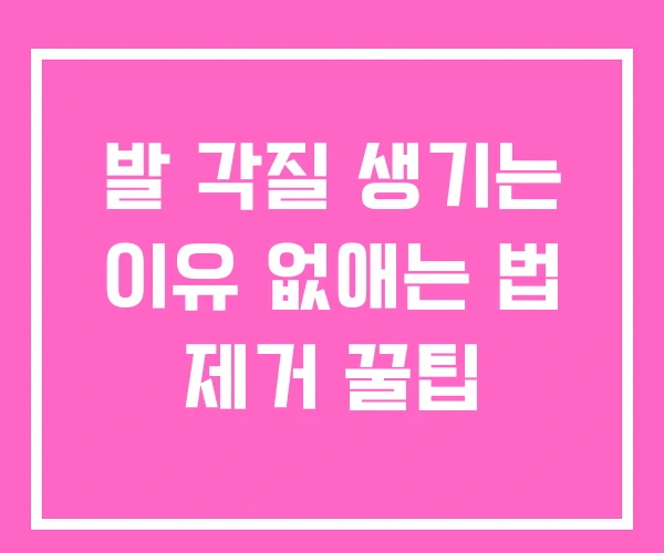 발 각질 생기는 이유 없애는 법 제거 꿀팁 발 각질 생기는 이유 없애는 법 제거 꿀팁