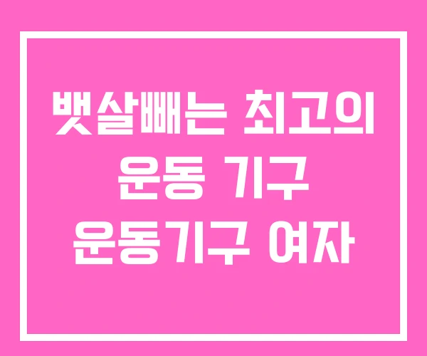 뱃살빼는 최고의 운동 기구 운동기구 여자 뱃살빼는 최고의 운동 기구 운동기구 여자