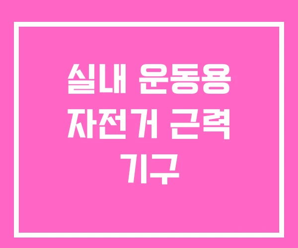 실내 운동용 자전거 근력 기구 실내 운동용 자전거 근력 기구