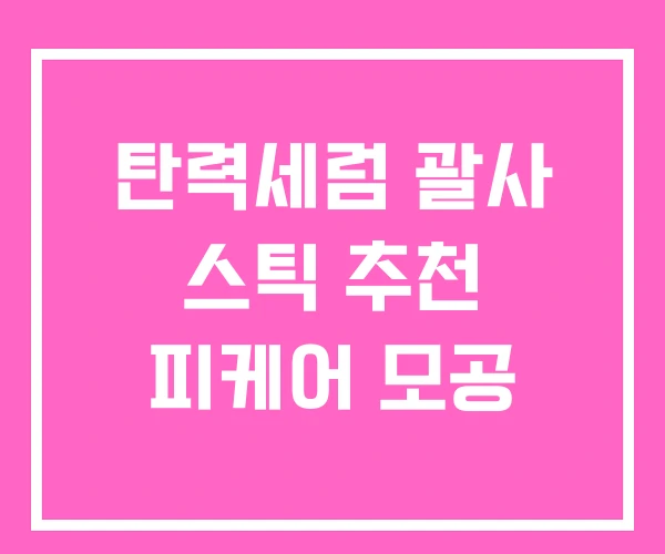 탄력세럼 괄사 스틱 추천 피케어 모공 탄력세럼 괄사 스틱 추천 피케어 모공