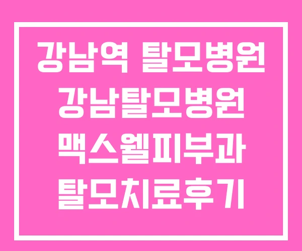 강남역 탈모병원 강남탈모병원 맥스웰피부과 탈모치료후기 강남역 탈모병원 강남탈모병원 맥스웰피부과 탈모치료후기