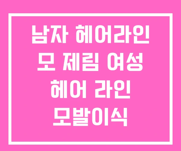 남자 헤어라인 모 제림 여성 헤어 라인 모발이식 남자 헤어라인 모 제림 여성 헤어 라인 모발이식