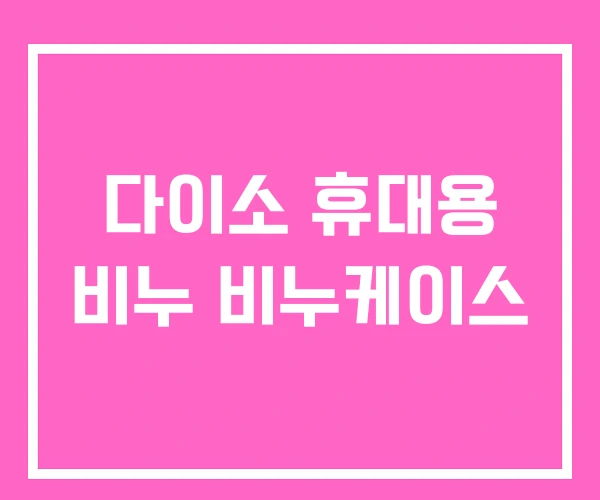 다이소 휴대용 비누 비누케이스 다이소 휴대용 비누 비누케이스