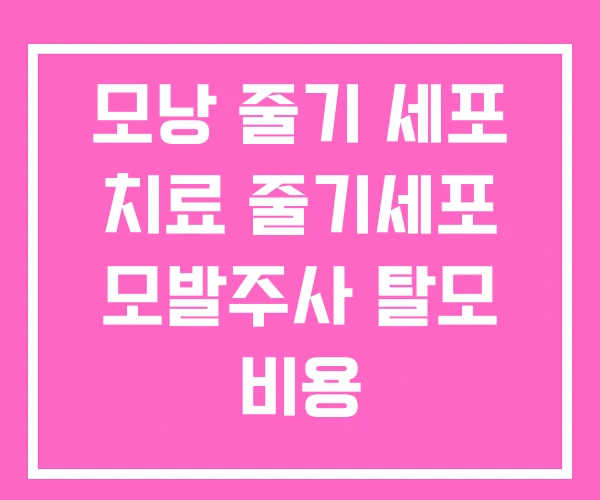 모낭 줄기 세포 치료 줄기세포 모발주사 탈모 비용 모낭 줄기 세포 치료 줄기세포 모발주사 탈모 비용