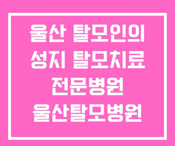 울산 탈모인의 성지 탈모치료 전문병원 울산탈모병원 추천 울산 탈모인의 성지 탈모치료 전문병원 울산탈모병원 추천