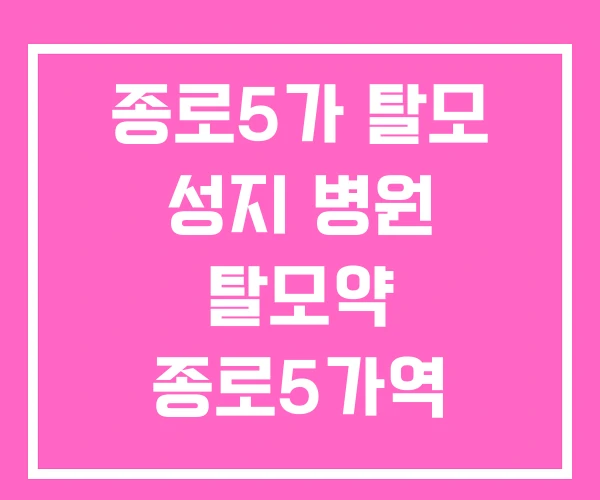 종로5가 탈모 성지 병원 탈모약 종로5가역 종로5가 탈모 성지 병원 탈모약 종로5가역